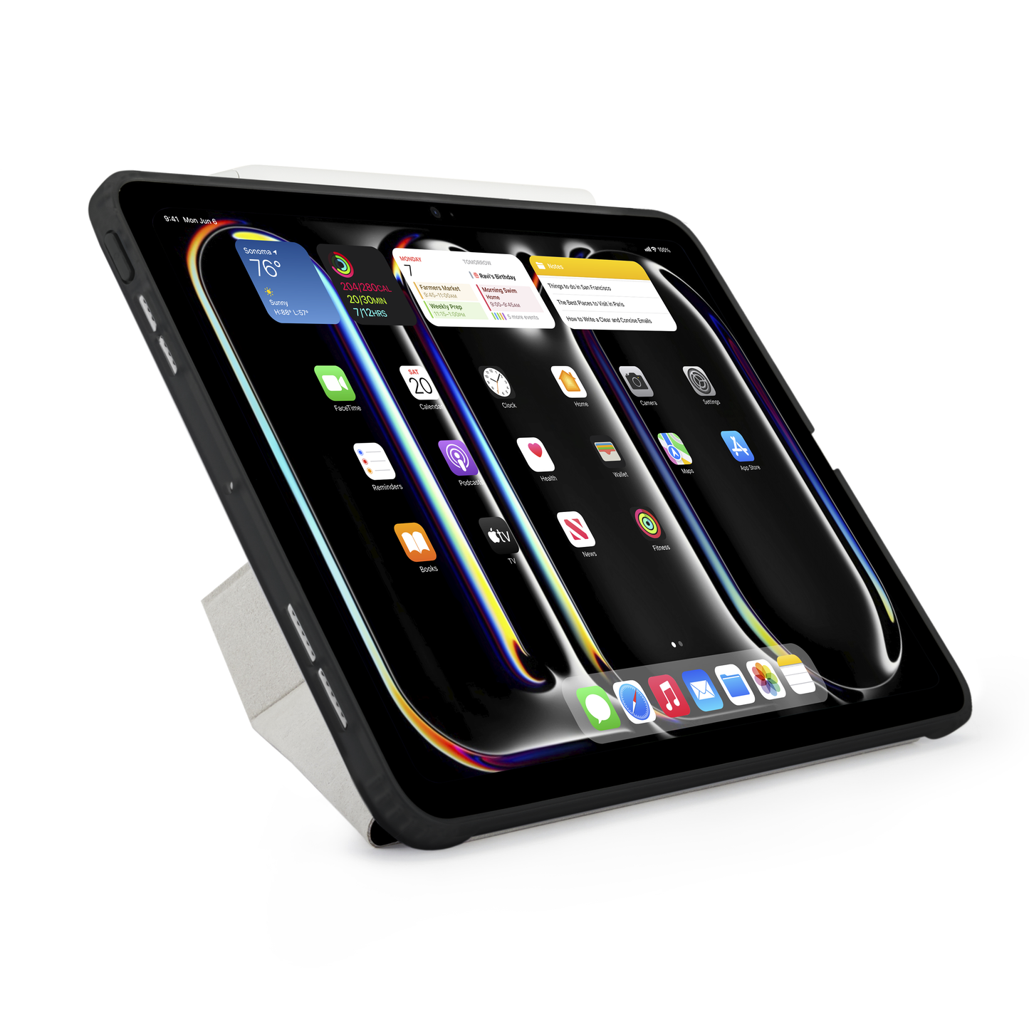 Pipetto iPad Pro 11 (M5/M4) Origami No1 Original Case - Black