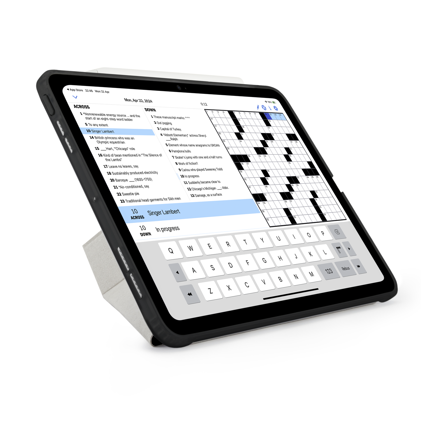 Pipetto iPad Pro 11 (M5/M4) Origami No1 Original Case - Black
