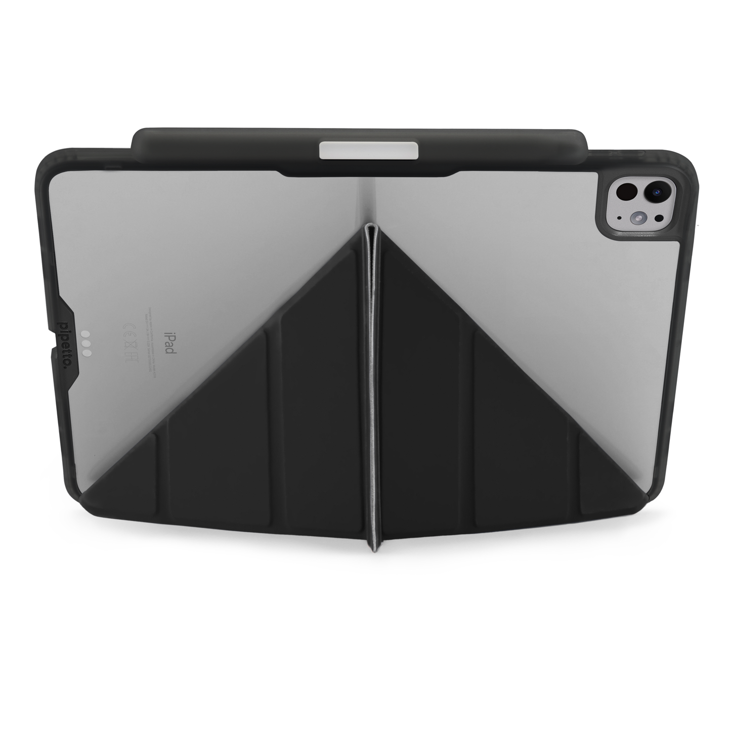 Pipetto iPad Air10.9 Origami No3 Pencil Case Black