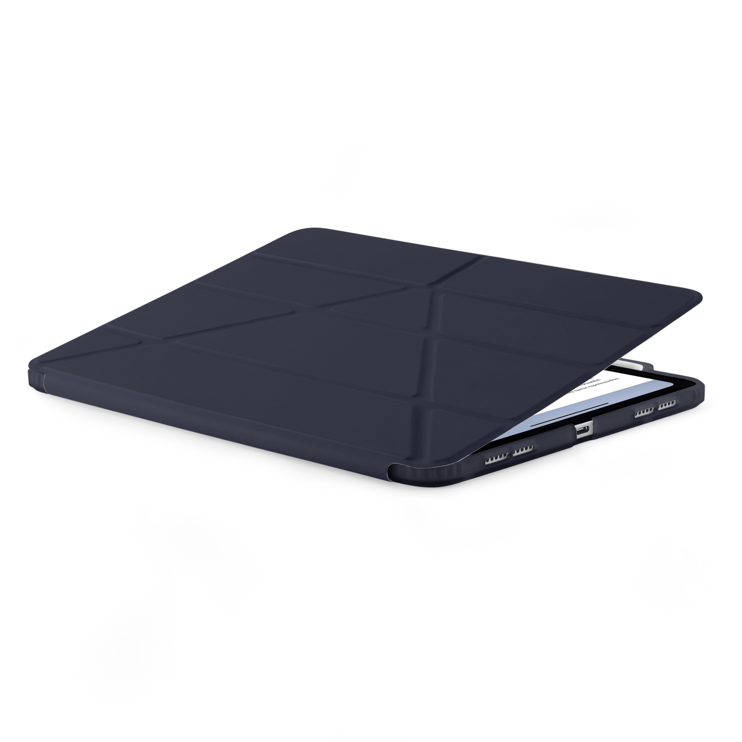 Pipetto iPad Pro 13 (M5/M4) Origami No3 Pencil Case - Dark Blue