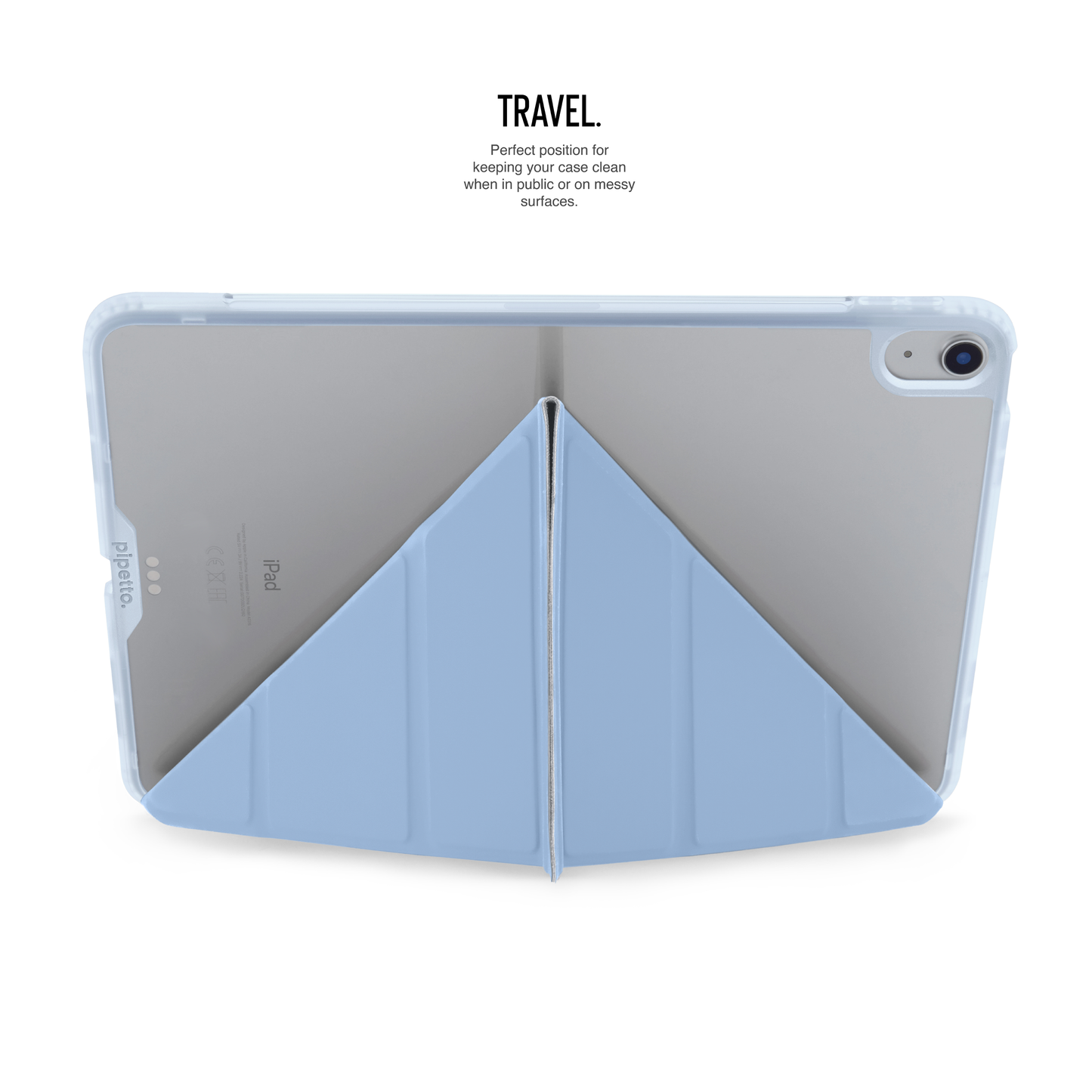 Pipetto iPad Air 13 (M4/M3/M2) Origami No1 Original Case - Light Blue