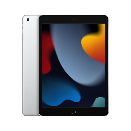 iPad بحجم 10.2 انش Wi-Fi 64 GB - فضي (الجيل التاسع) 2021