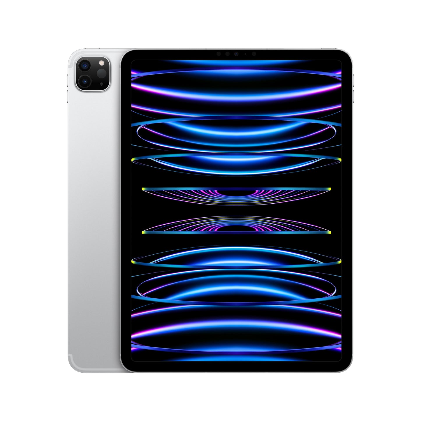 2022 iPad Pro مقاس 11 إنش Wi-Fi 128GB + شريحة  - فضي (الجيل الرابع)