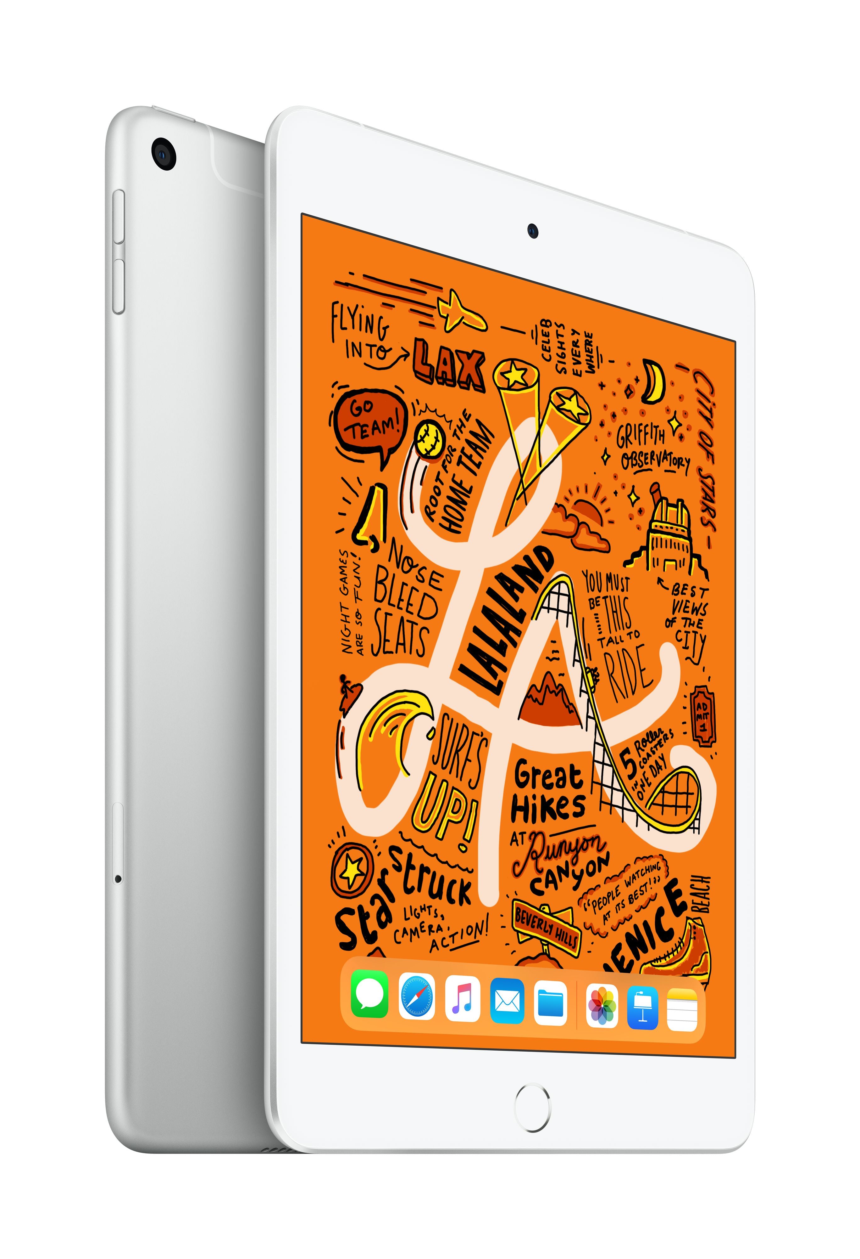 iPad mini (5th Gen) Wi-Fi + Cellular 256GB Silver – Aleph ألف