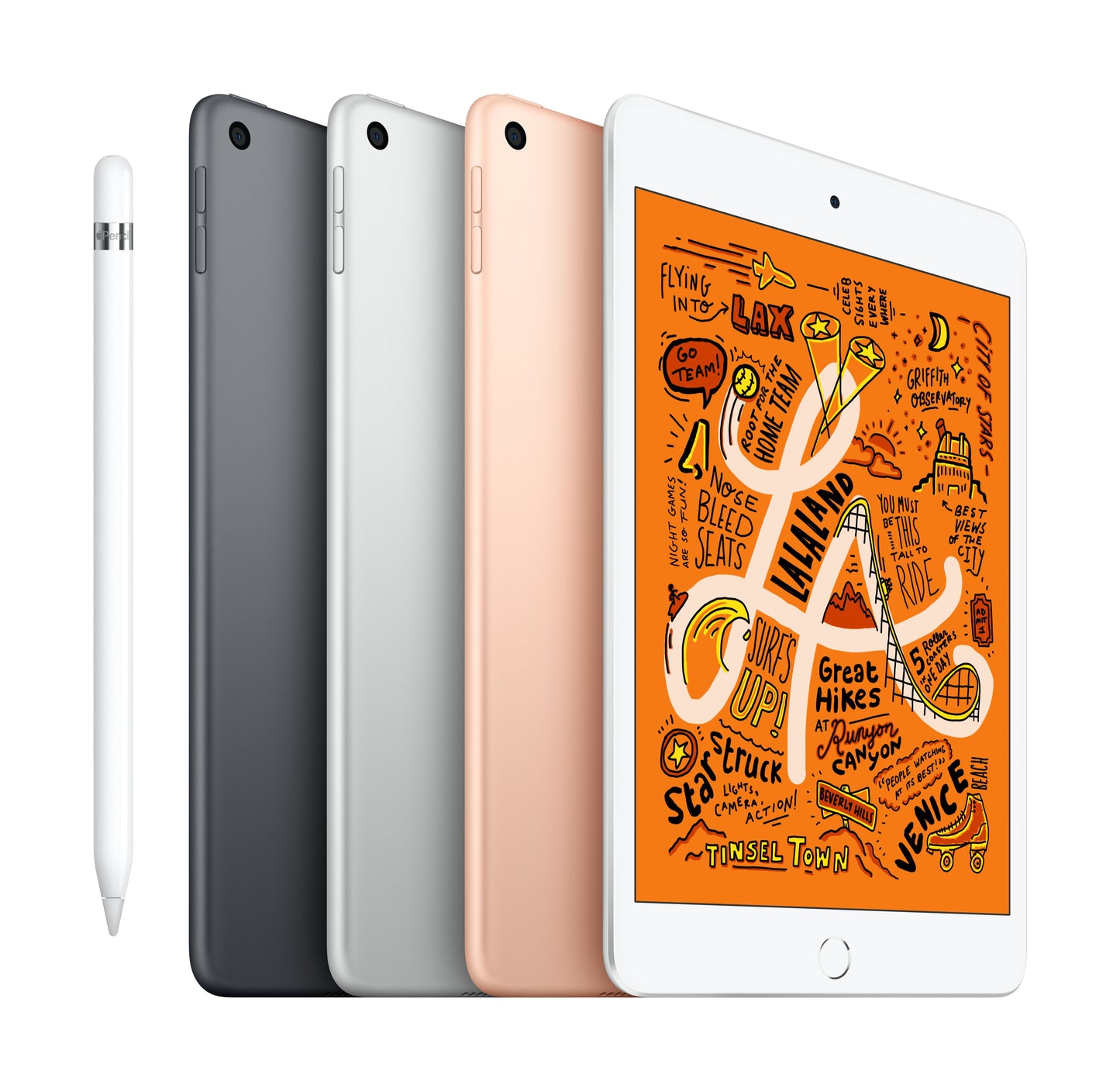 iPad mini (5th Gen) Wi-Fi Cellular 256GB Silver – Aleph ألف