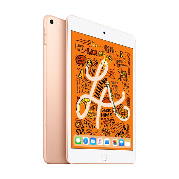 iPad mini (5th Gen) Wi-Fi + Cellular 256GB, Gold – Aleph ألف