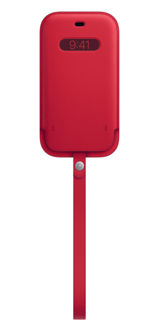 iPhone 12 | 12 Pro Leather Sleeve with MagSafe (PRODUCT)RED