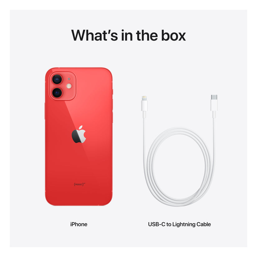 Apple iPhone 12 mini(RED)) 本体（SIMフリー、箱付き】Apple iPhone12 