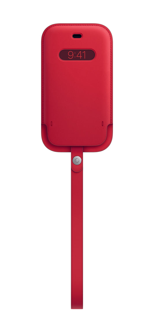 iPhone 12 mini Leather Sleeve with MagSafe (PRODUCT)RED