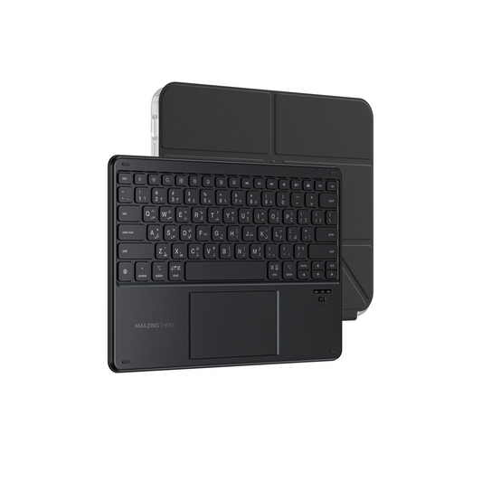 Amazingthing Minimal Keylite Case Combo iPad Air 13-Inch M4 / M3 Black