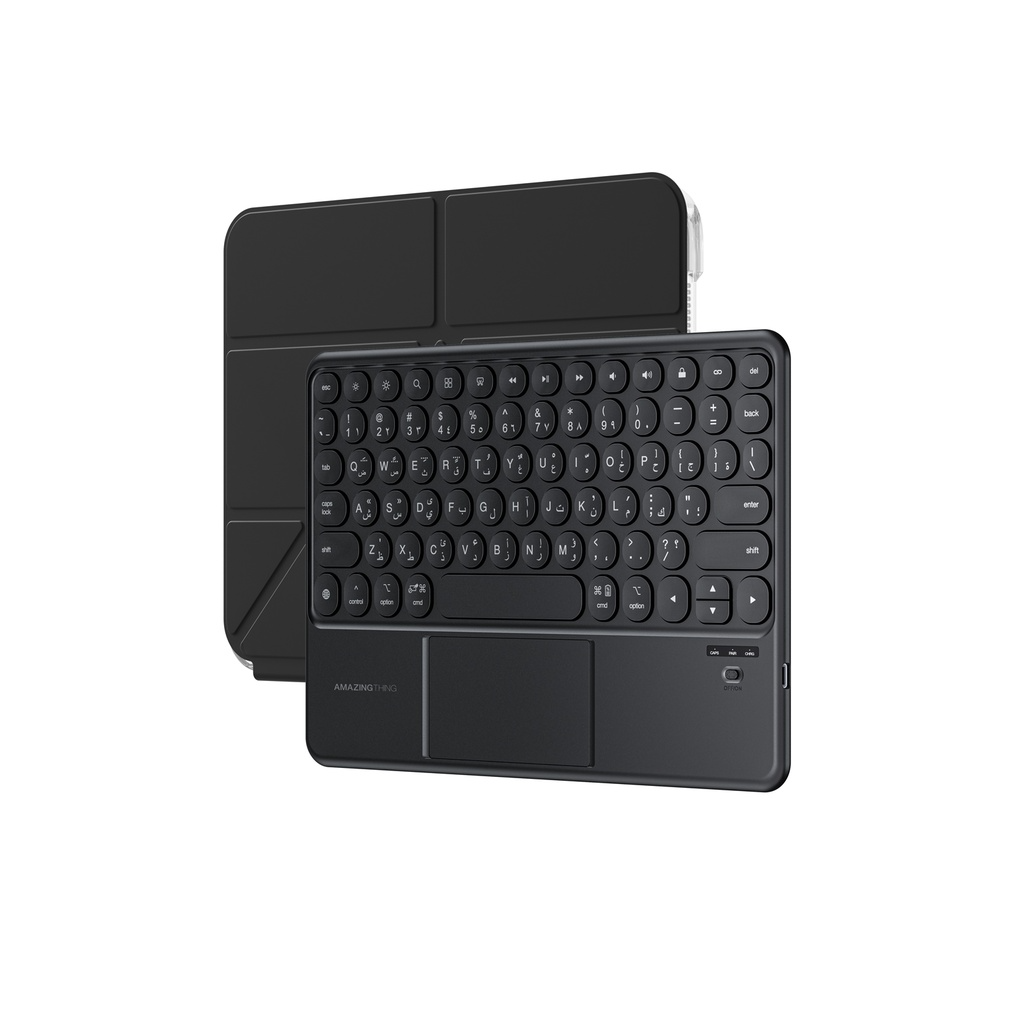 Amazingthing Minimal Keylite Case Combo Ipad Air 11-Inch M4 / M3 Black