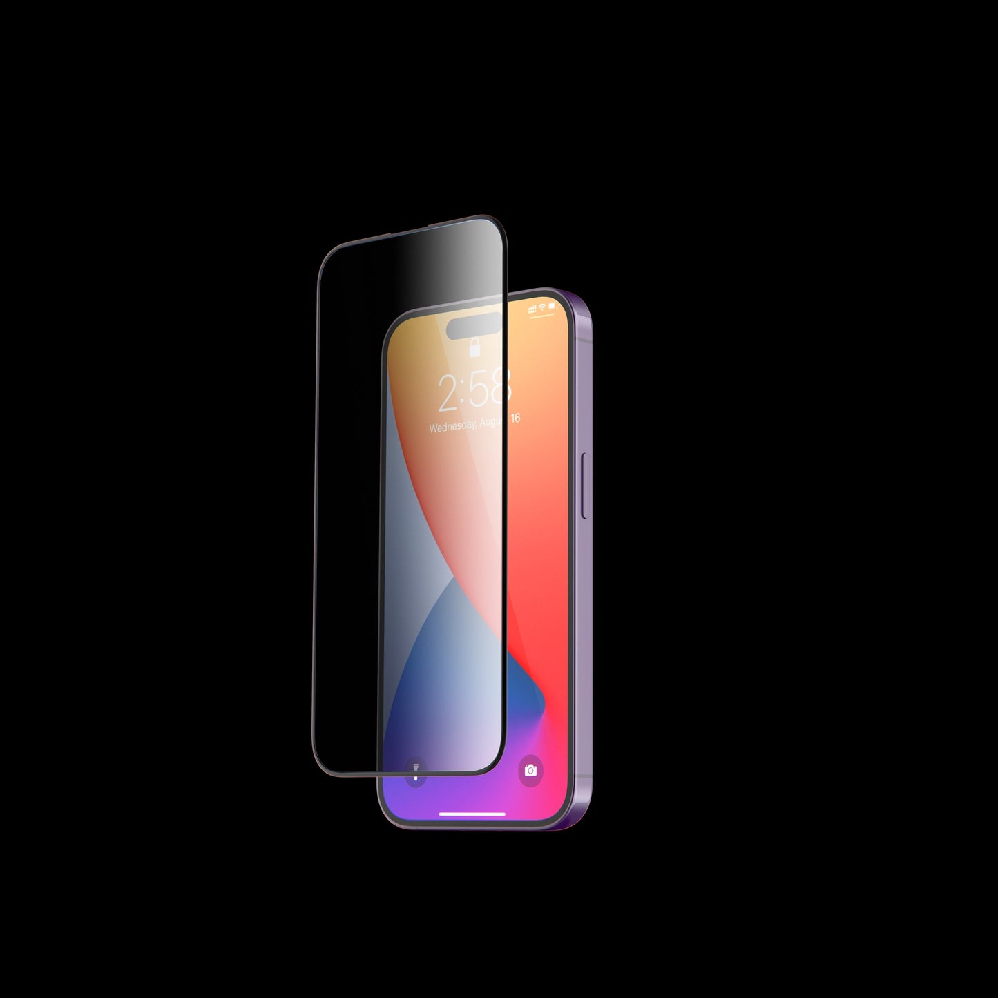Aukey Privacy Screen Protector; iPhone 15 Plus