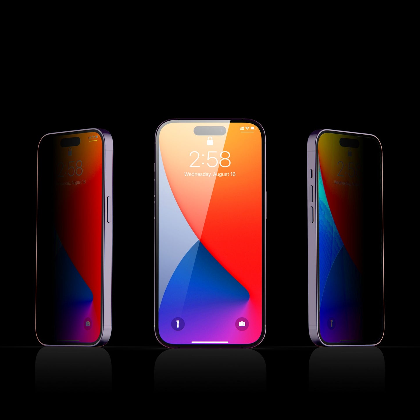Aukey Privacy Screen Protector; iPhone 15 Plus