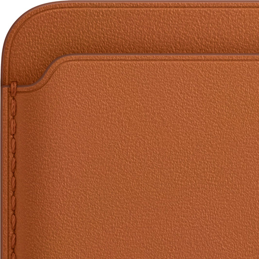 iPhone Leather Wallet with MagSafe - Saddle Brown