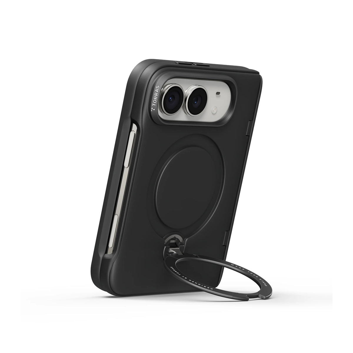 Torras Ostand Q3 Spin Case for iPhone Duo - Black