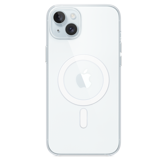 حافظة iPhone 15 Plus الشفافة مع MagSafe