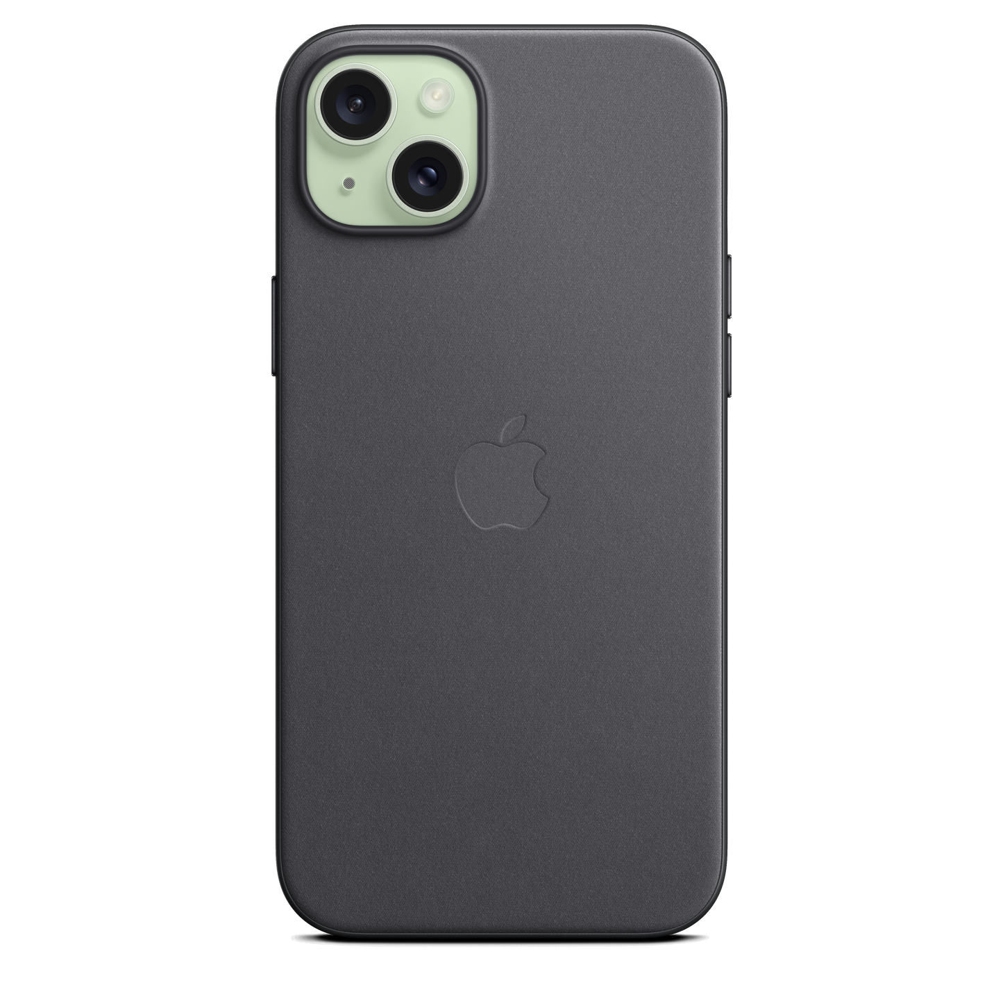 حافظة iPhone 15 Plus من نسيج محبوك مع MagSafe - لون Black