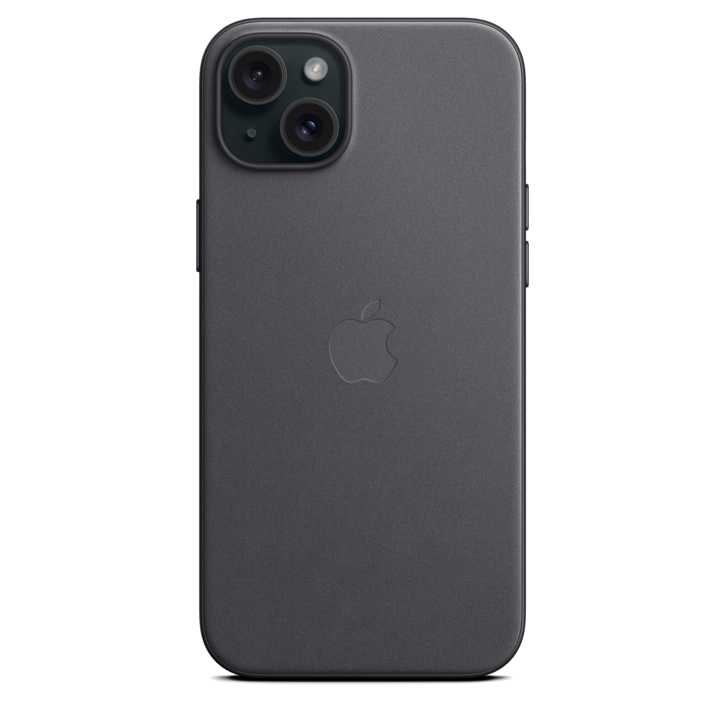 حافظة iPhone 15 Plus من نسيج محبوك مع MagSafe - لون Black
