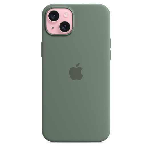 iPhone 15 Plus Silicone Case with MagSafe - Cypress