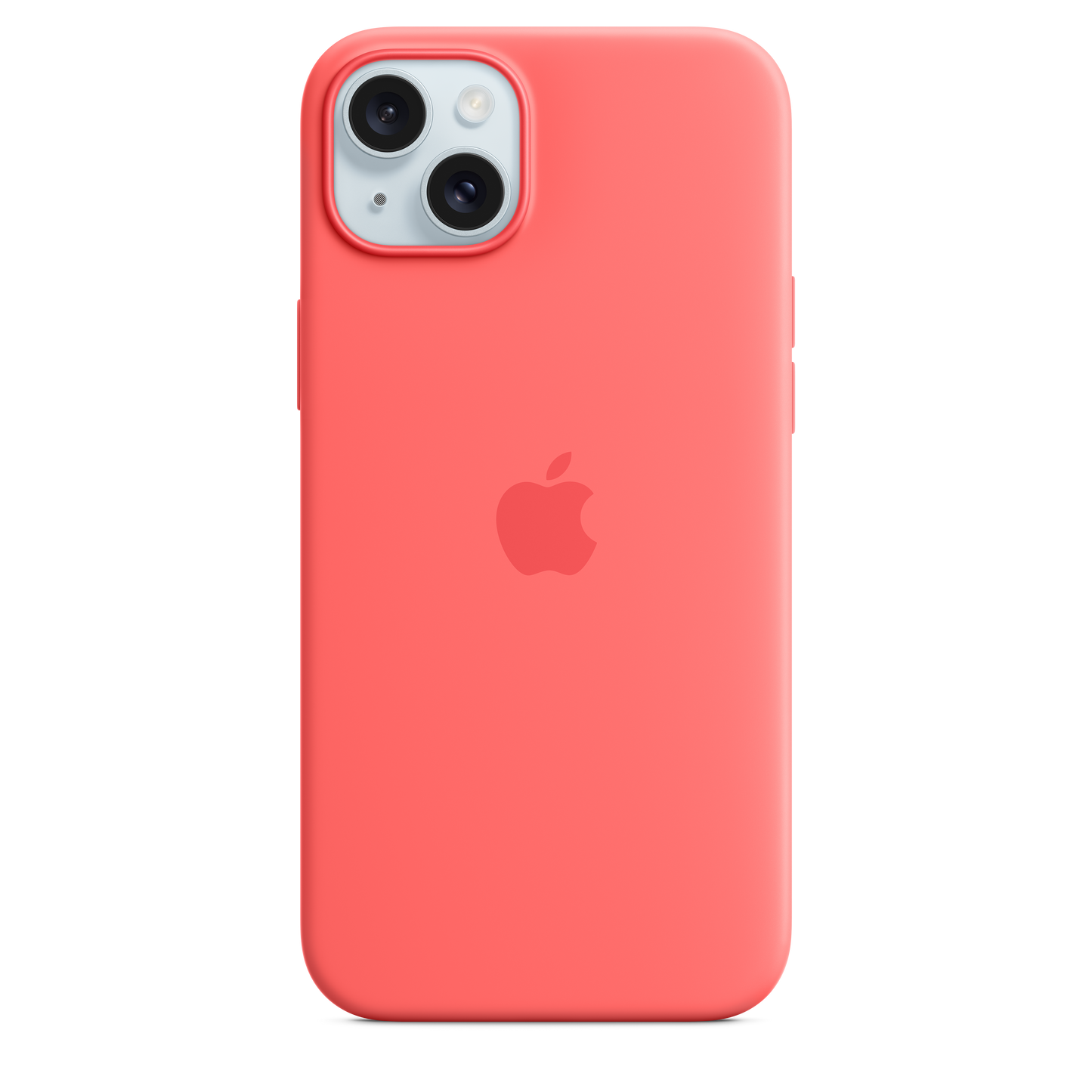 حافظة iPhone 15 Plus من السيليكون مع MagSafe - لون Guava