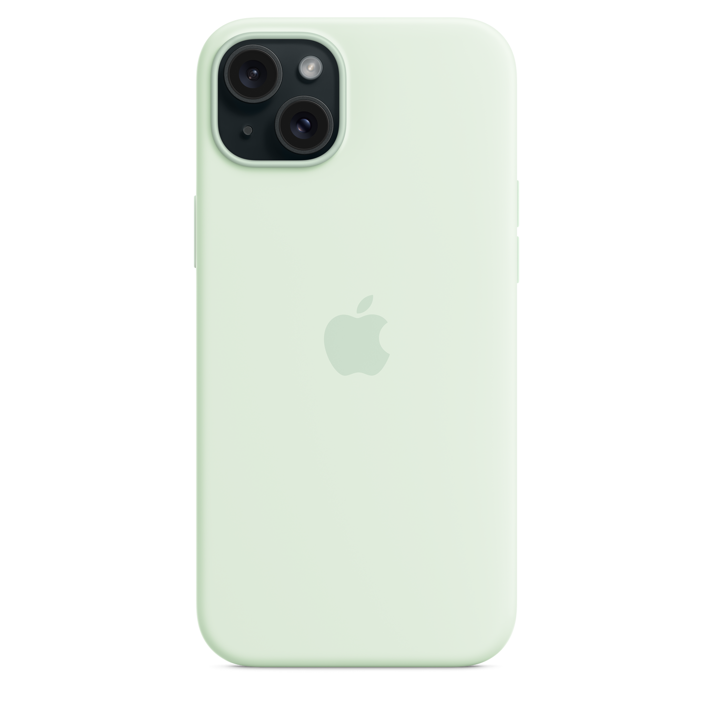 iPhone 15 Plus Silicone Case with MagSafe - Soft Mint