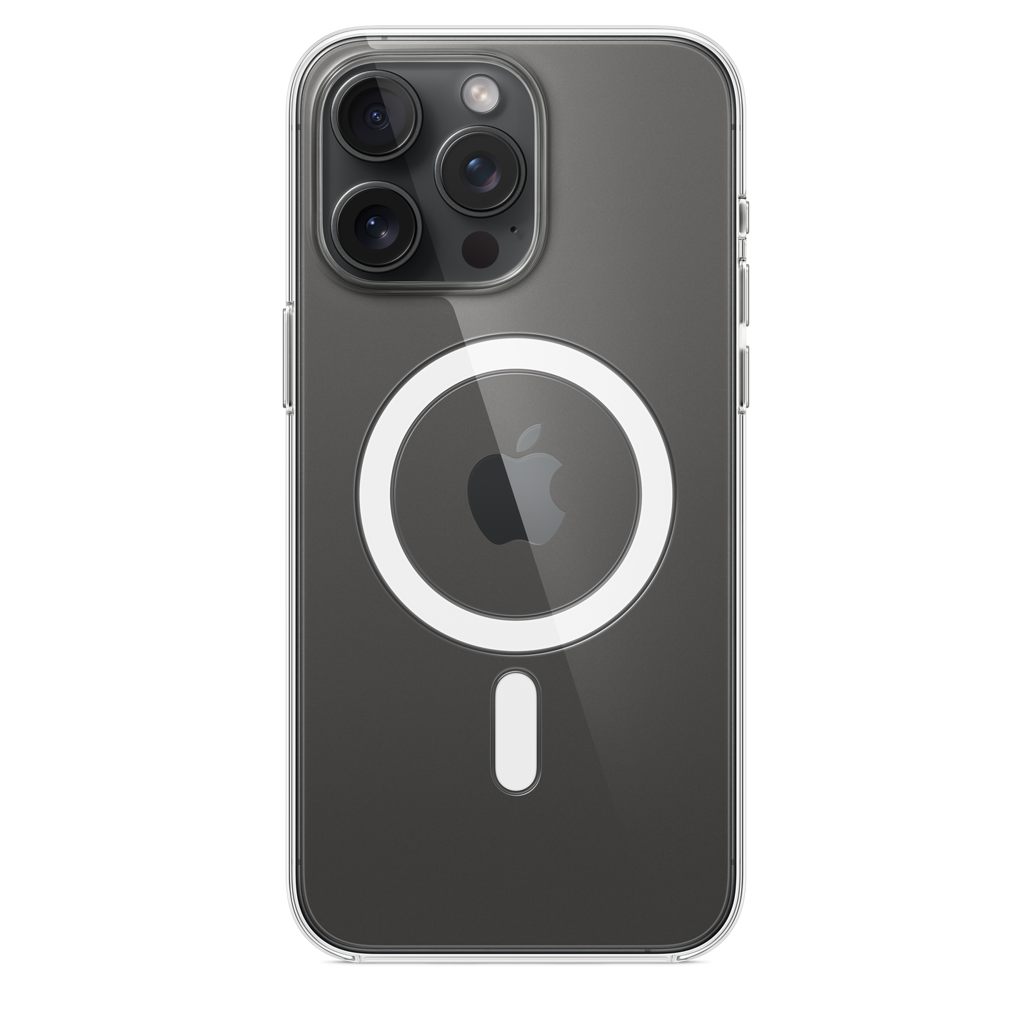 حافظة iPhone 15 Pro Max شفافة مع MagSafe