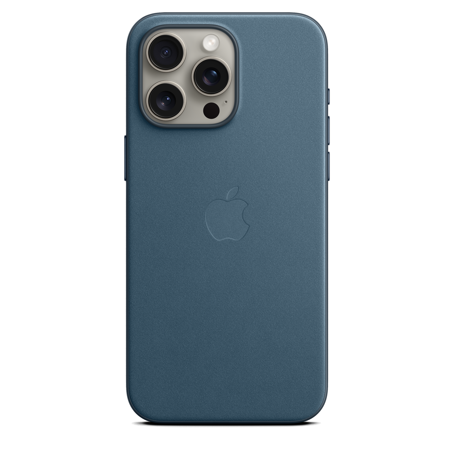 حافظة iPhone 15 Pro Max من نسيج محبوك مع MagSafe - لون Pacific Blue