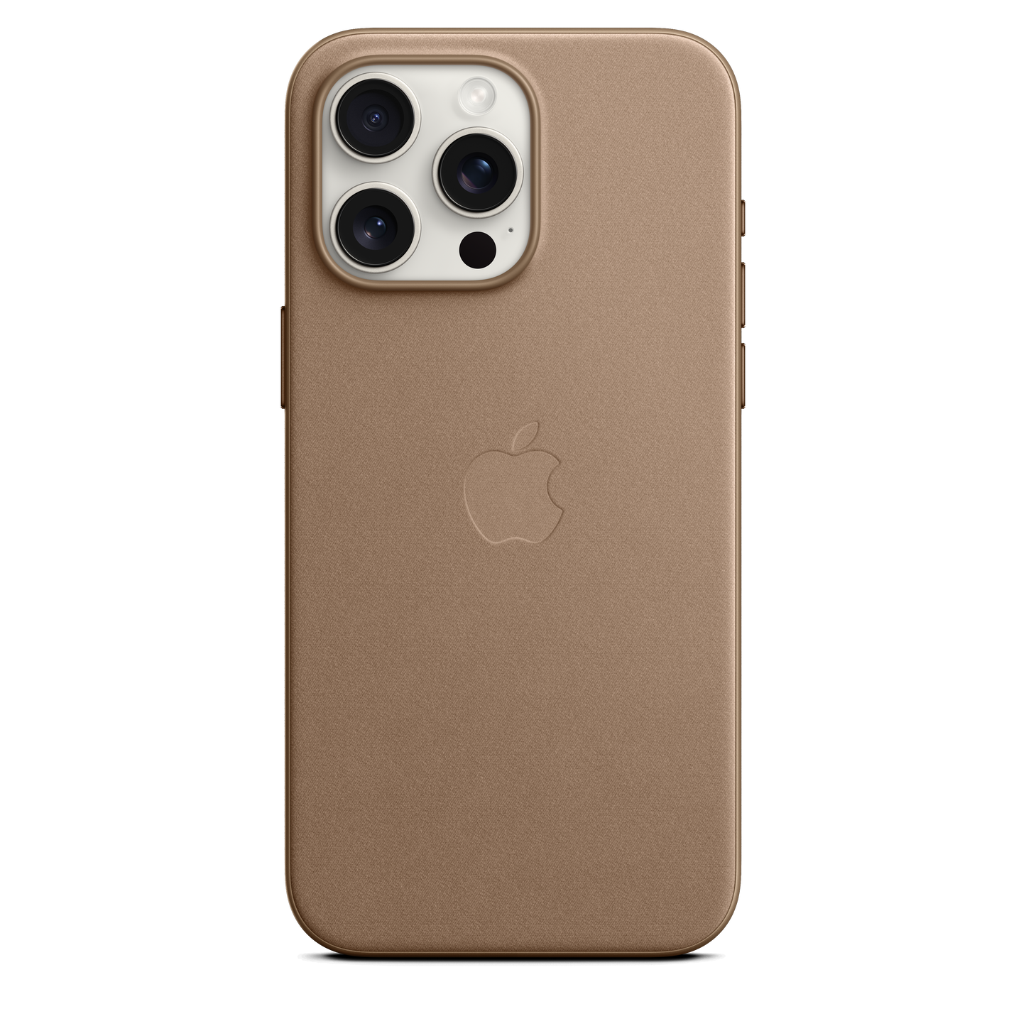 حافظة iPhone 15 Pro Max من نسيج محبوك مع MagSafe - لون Taupe