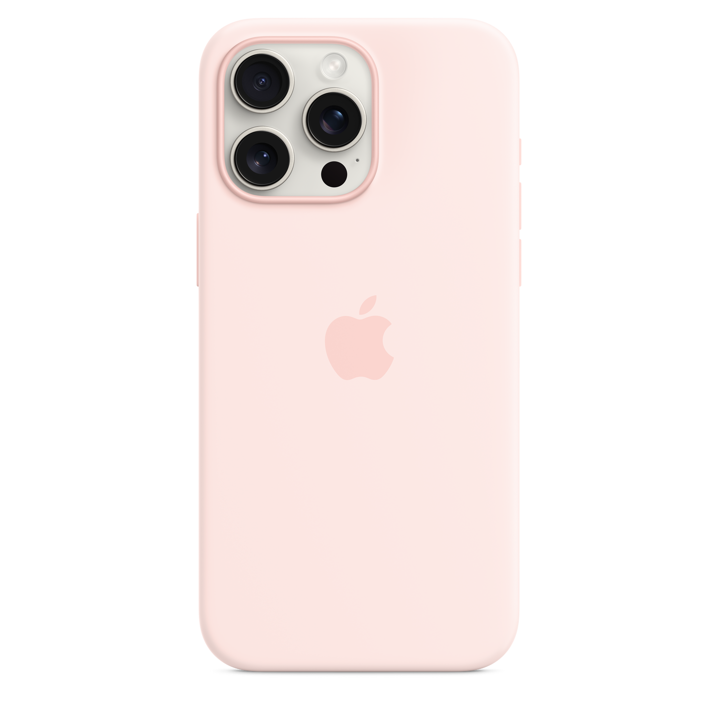 iPhone 15 Pro Max Silicone Case with MagSafe - Light Pink