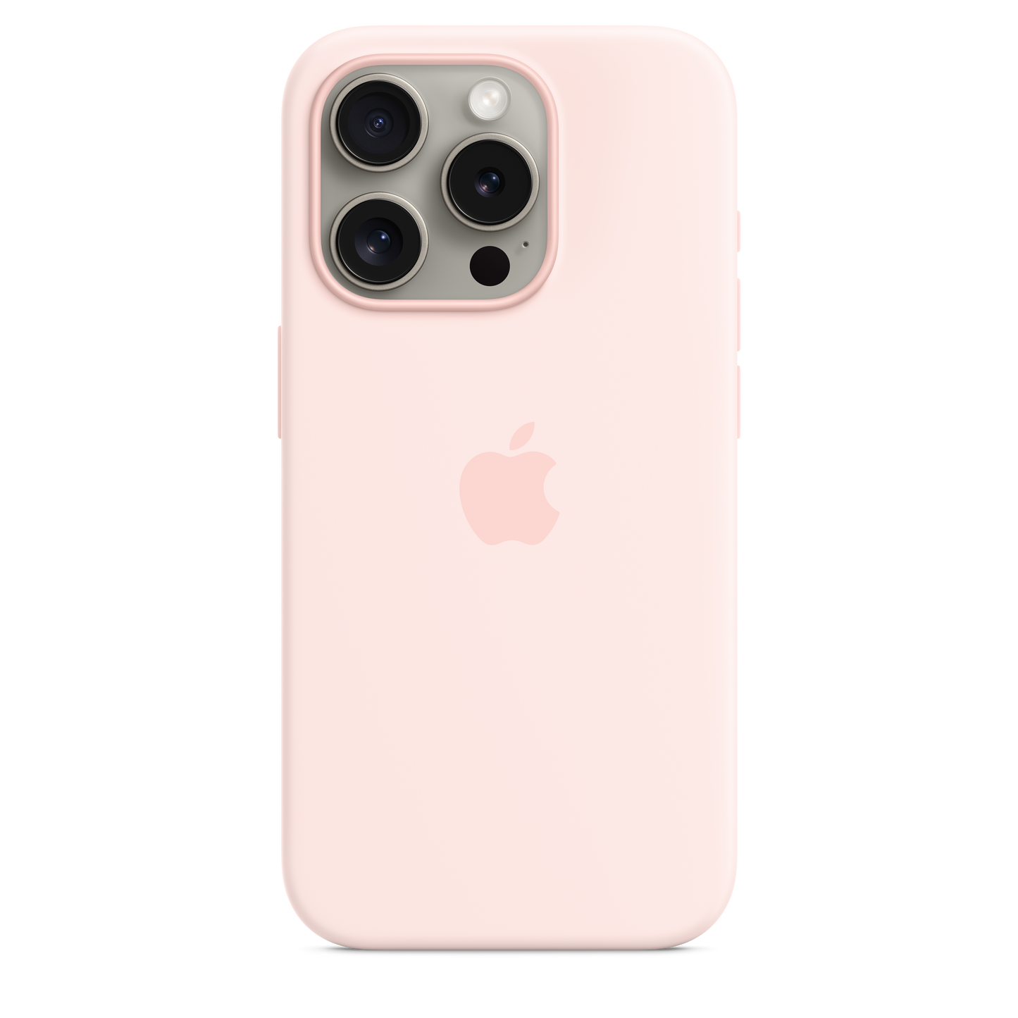 iPhone 15 Pro Silicone Case with MagSafe - Light Pink