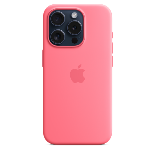 iPhone 15 Pro Silicone Case with MagSafe - Pink