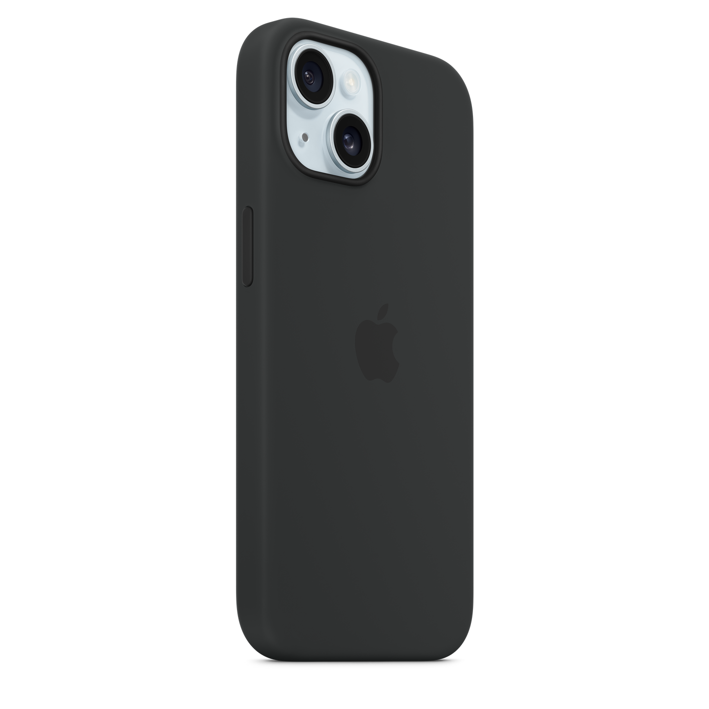 حافظة iPhone 15 من السيليكون مع MagSafe - لون Black