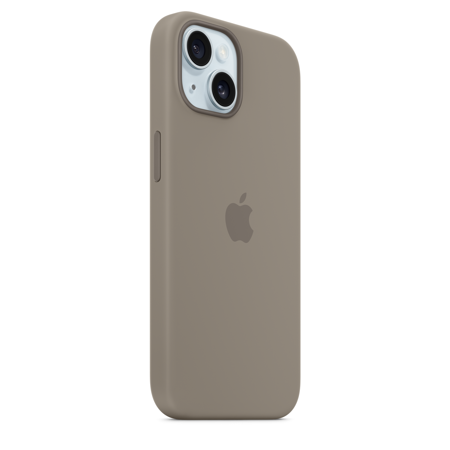 حافظة iPhone 15 من السيليكون مع MagSafe - لون Clay