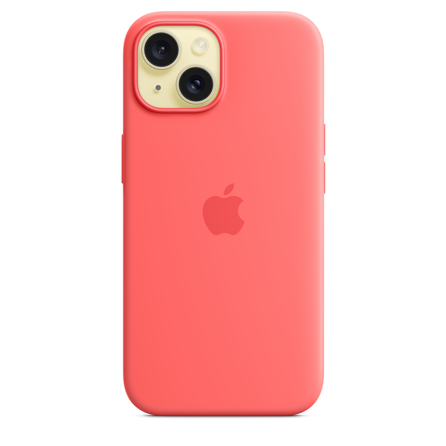 iPhone 15 Silicone Case with MagSafe - Guava