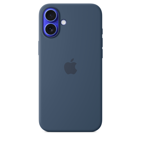 iPhone 16 Plus Silicone Case with MagSafe - Denim