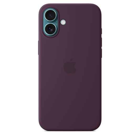 iPhone 16 Plus Silicone Case with MagSafe - Plum