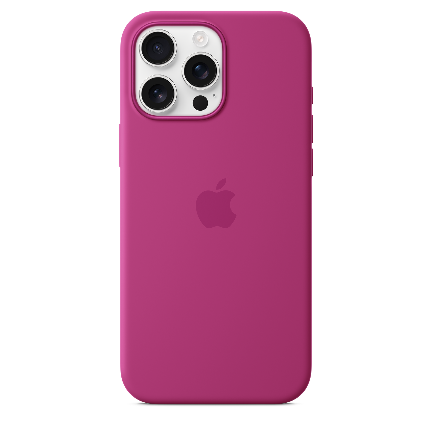 iPhone 16 Pro Max Silicone Case with MagSafe - Fuchsia