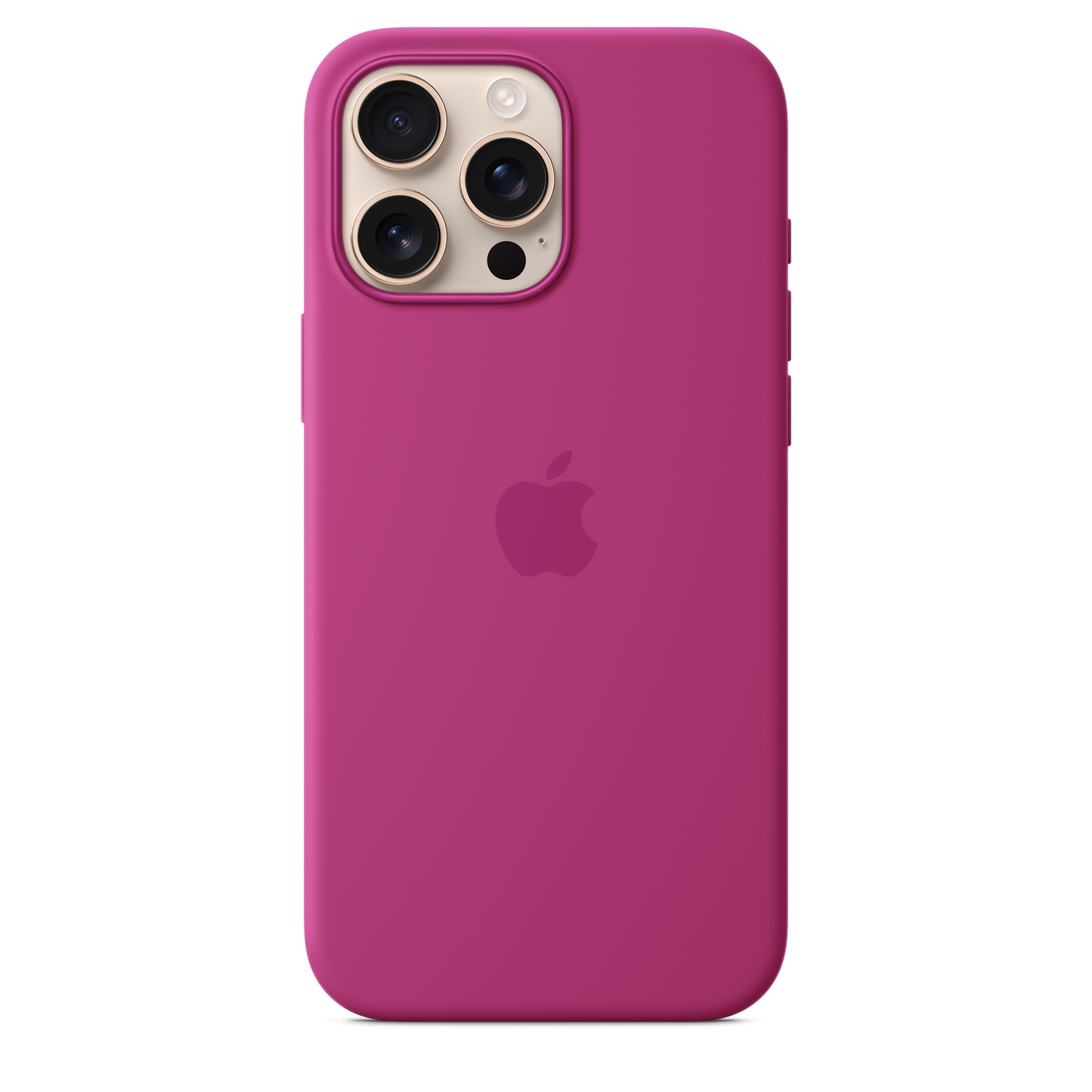 iPhone 16 Pro Max Silicone Case with MagSafe - Fuchsia