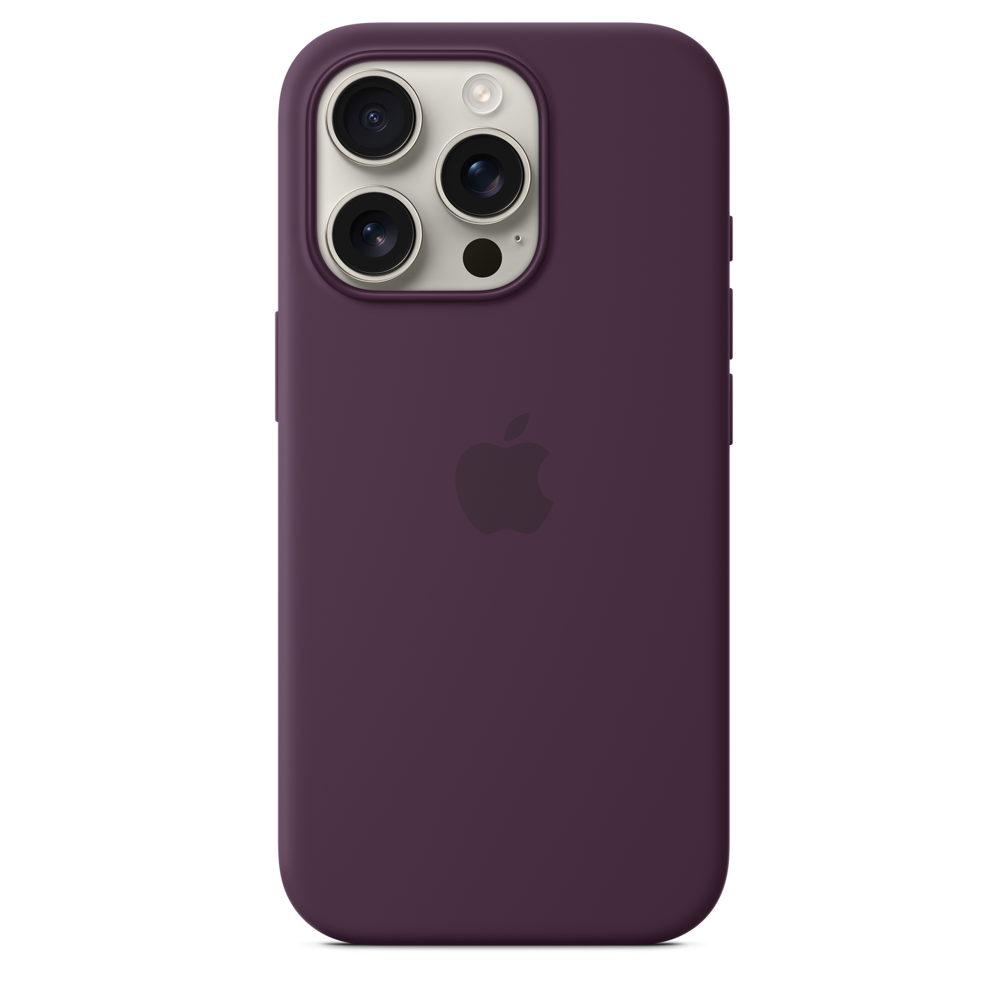 iPhone 16 Pro Silicone Case with MagSafe - Plum