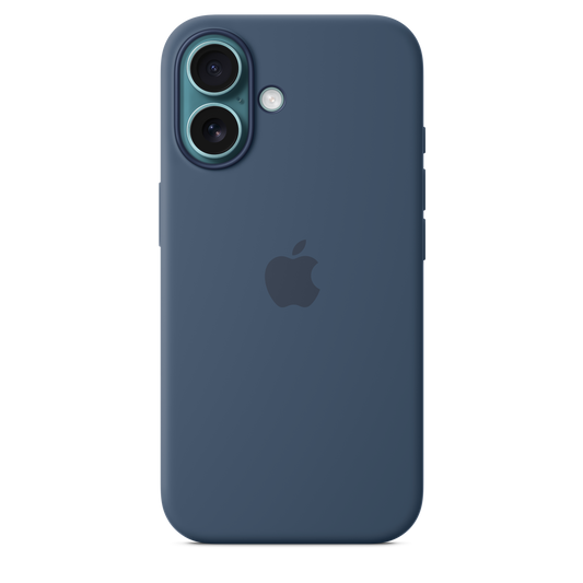 iPhone 16 Silicone Case with MagSafe - Denim