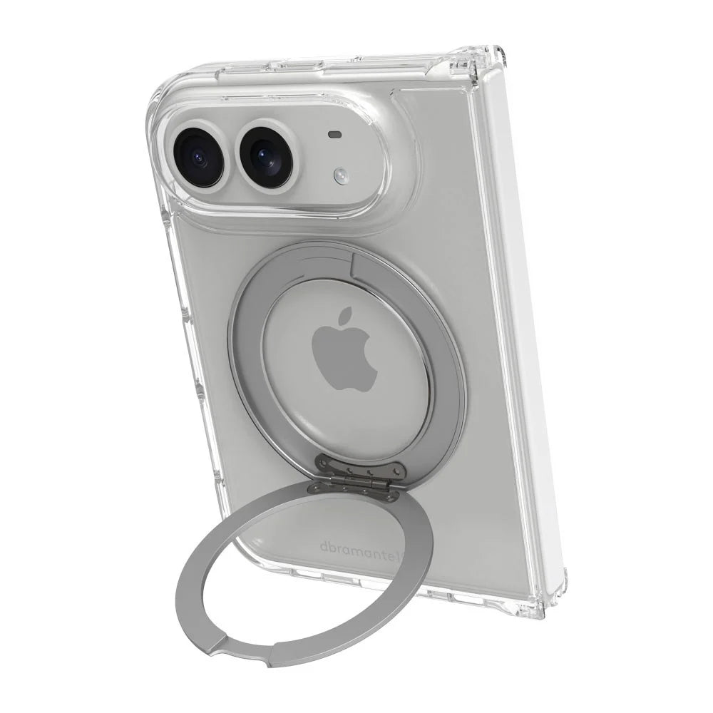 Dbramante Iceland Ultra D3O Kickstand Case with MagSafe for iPhone Duo - Clear