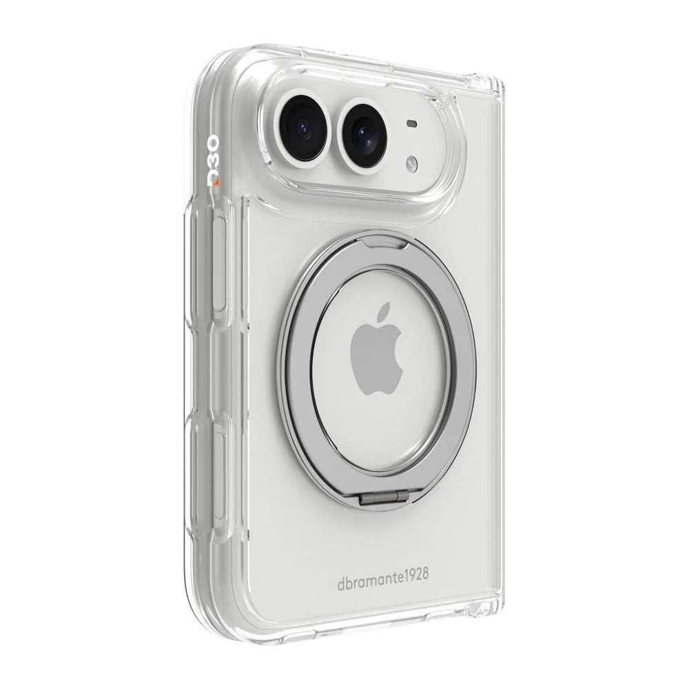 Dbramante Iceland Ultra D3O Kickstand Case with MagSafe for iPhone Duo - Clear