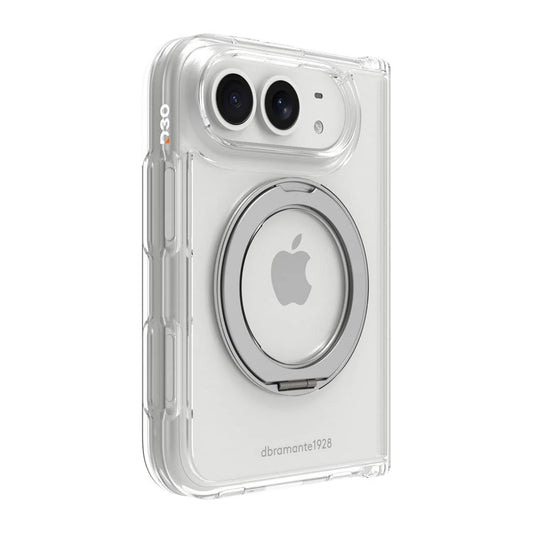 Dbramante Iceland Ultra D3O Kickstand Case with MagSafe for iPhone Duo - Clear
