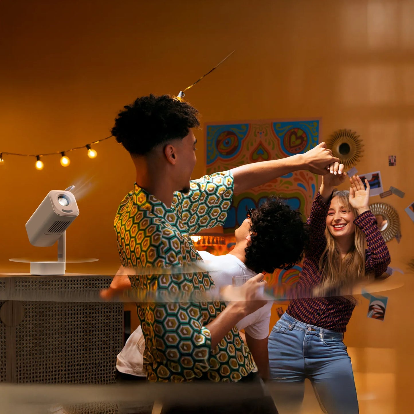 Yaber T1 Pro Portable Projector Mini Cinema 8W Speaker