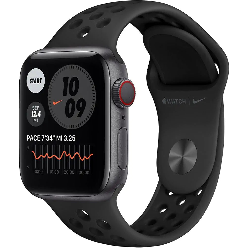 Apple Watch Nike+ Series 6 Cellular 40mm Space Grey Aluminium Case with Anthracite/Black Nike Sport Band